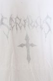 画像2: NOVESSEL / ラインストーン半袖Tシャツ  ホワイトｘブラック O-25-10-24-032-LO-TS-YM-OS (2)