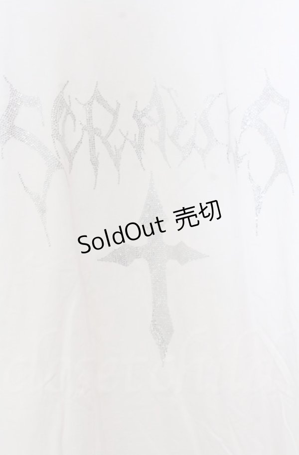 画像2: Amilige / fallen angel肩ZIPロンT  ブラックｘパープル O-25-10-24-062-PU-TO-YM-ZS (2)