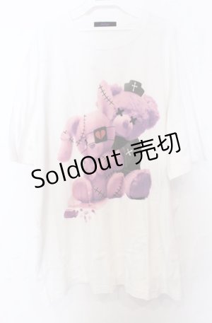 画像: Amilige / ツインベアープリントTシャツ  ホワイト O-25-10-24-033-PU-TS-YM-ZS