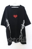 画像1: BACKSTAGE PASS / TRIPLE DAGGER(トリプルダガー）ビッグシルエット クルーネックTシャツ F ブラック O-25-10-24-034-PU-TS-YM-OS (1)