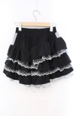 画像3: Candy Stripper / JERSEY FRILL SHORTS ショートパンツ  ブラック O-25-10-25-032-PU-PA-IG-OS (3)