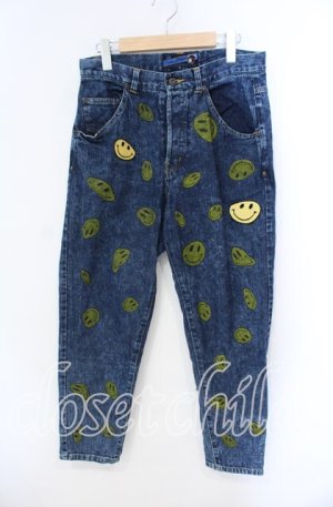 画像: Candy Stripper / スマイリーデニムパンツ  インディゴ O-25-10-25-033-PU-PA-IG-ZT1028M