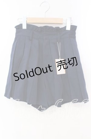 画像: Fi.n.t / プリーツキュロット  ネイビー O-25-10-25-034-CA-PA-IG-OS