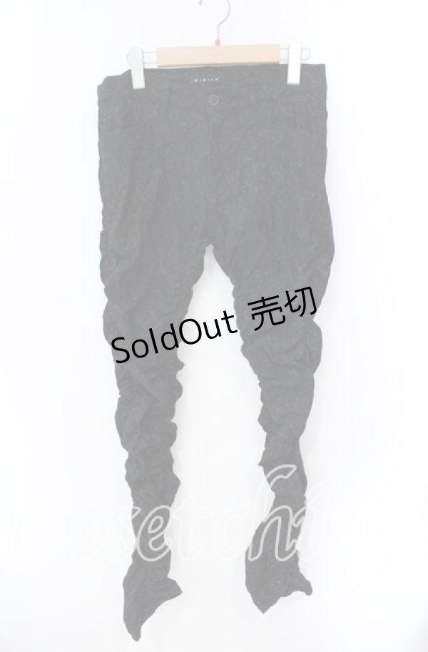 画像1: MiDiom / シャーリングパンツ M ブラック O-25-10-25-036-PU-PA-YM-OS (1)