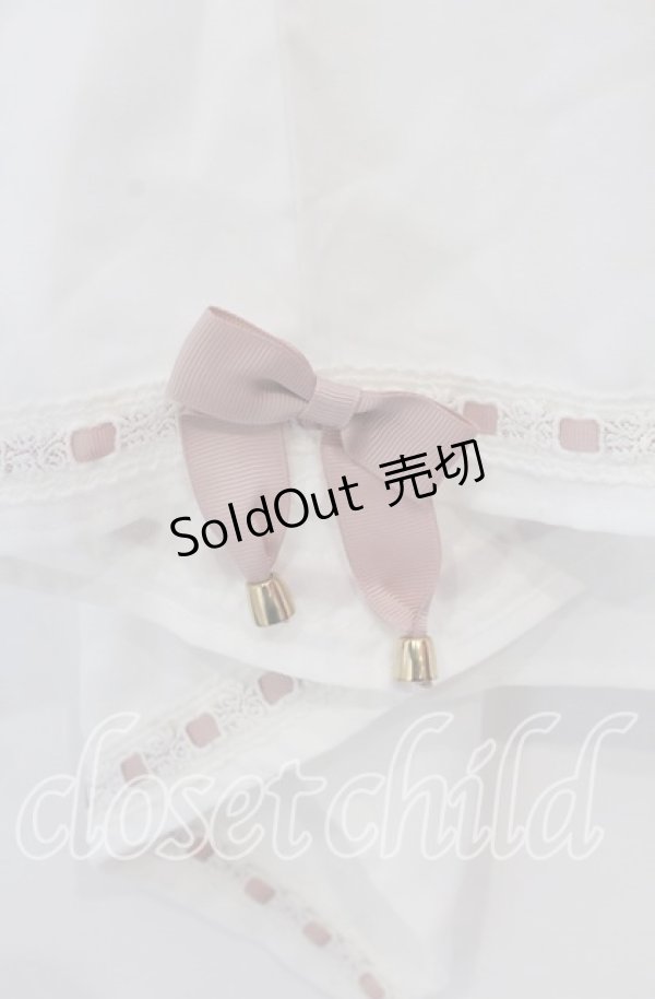 画像3: Amavel / 春花便りのお茶会ブラウス F シロ×ピンク O-25-10-25-046-CA-BL-OW-OS (3)