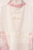 画像2: Jamie エーエヌケー / ジャージチャイナワンピース M ピンク×シロ O-25-10-25-048-LO-OP-OW-OS (2)