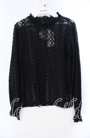 画像: m petit by misako / レースインナートップス M クロ O-25-10-25-052-LO-TO-IG-OS