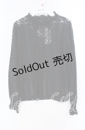 画像: m petit by misako / レースインナートップス M クロ O-25-10-25-052-LO-TO-IG-ZT512