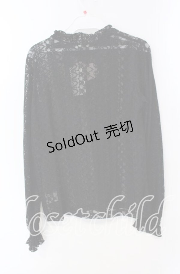 画像3: m petit by misako / レースインナートップス M クロ O-25-10-25-052-LO-TO-IG-ZT512 (3)