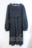 画像1: FLC / MINA*タータンチェックワンピース M グリーン O-25-10-25-055-LO-OP-IG-OS (1)