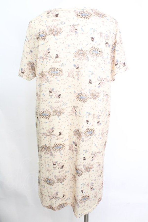 画像3: frache lippee / インディアンプリントのゆったりワンピース 【franche lippee 2011 Autumn/Winter Collection Book 電撃ムックシリーズ】  クリーム O-25-10-25-1042-LO-OP-IG-OS (3)