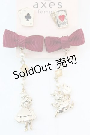 画像: axes femme / トランプセットピアス  ゴールド O-25-10-25-1052-AX-AC-IG-ZT488-F005