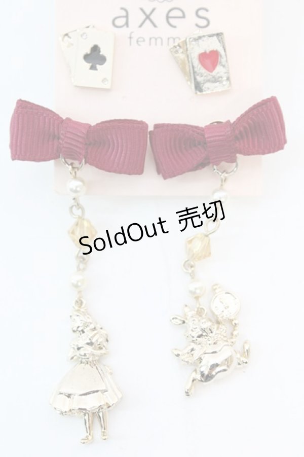 画像1: axes femme / トランプセットピアス  ゴールド O-25-10-25-1052-AX-AC-IG-ZT488-F005 (1)