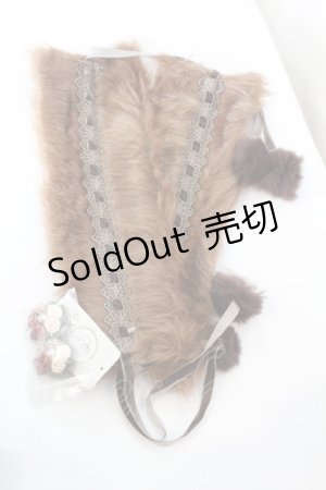 画像: axes femme / ガーデンブーツカバー  ブラウン O-25-10-25-1057-AX-ZA-IG-OS