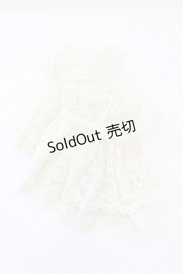 画像1: axes femme / 総レースカフス  アイボリー O-25-10-25-1063-AX-ZA-IG-OS (1)