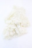 画像2: axes femme / 総レースカフス  アイボリー O-25-10-25-1063-AX-ZA-IG-OS (2)