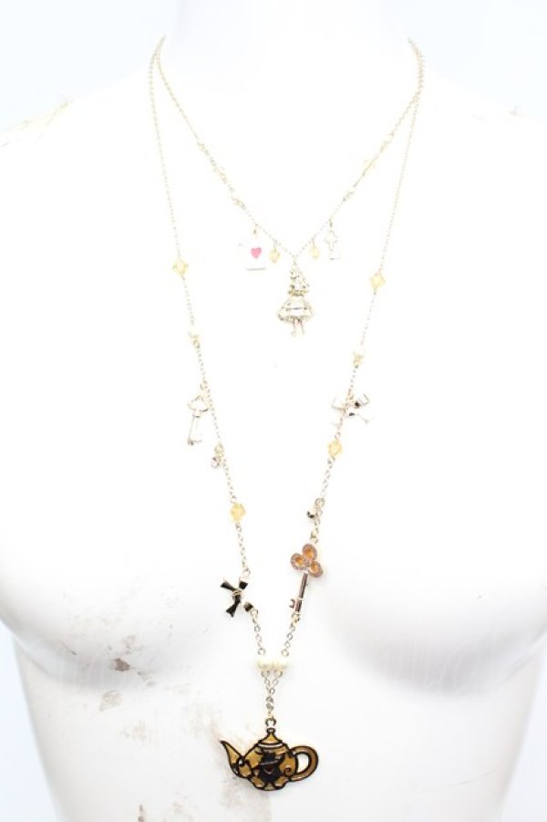 画像3: axes femme / ティーパーティネックレス  ゴールド O-25-10-25-1065-AX-AC-IG-OS (3)