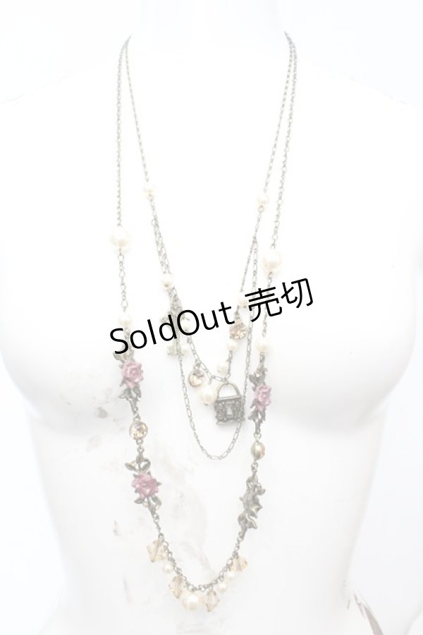 画像2: axes femme / 2連キーネックレス  ゴールド O-25-10-25-1067-AX-AC-IG-OS (2)