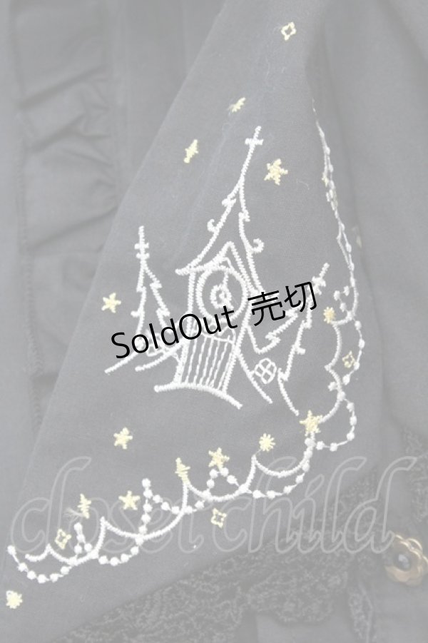 画像2: axes femme POETIQUE / 刺繍入りブラウス M クロ0 O-25-10-25-1010-AX-BL-IG-OS (2)