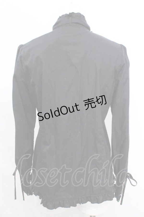 画像3: axes femme POETIQUE / 刺繍入りブラウス M クロ0 O-25-10-25-1010-AX-BL-IG-OS (3)