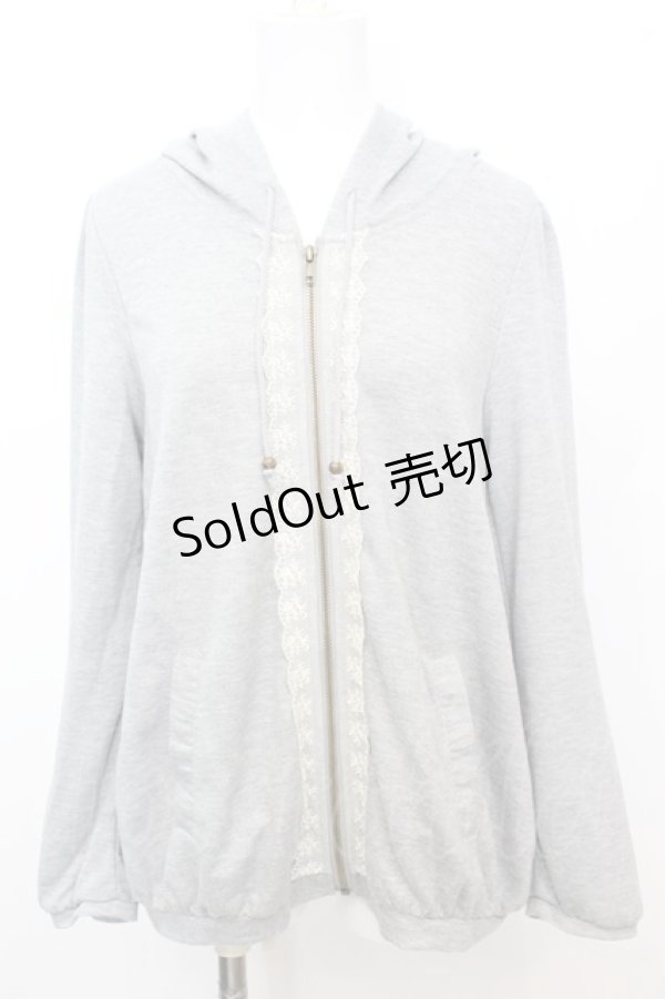 画像1: axes femme / バックチュールパーカー M グレー O-25-10-25-1012-AX-TO-IG-OS (1)