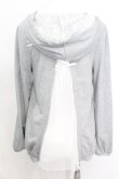 画像2: axes femme / バックチュールパーカー M グレー O-25-10-25-1012-AX-TO-IG-OS (2)