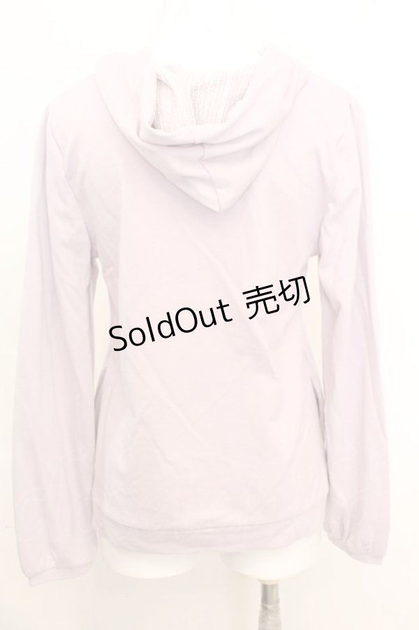 画像2: axes femme / レースアップパーカー M ラベンダー O-25-10-25-1014-AX-TO-IG-OS (2)
