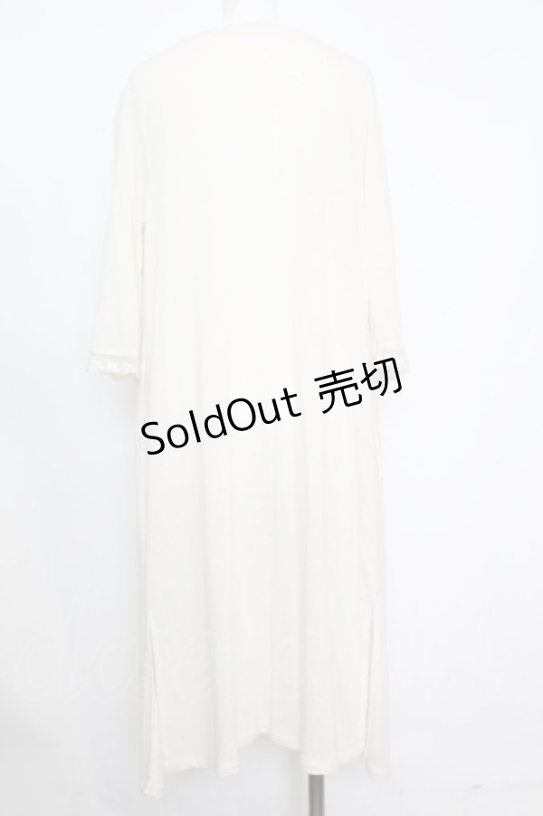 画像3: axes femme / フラワーレースロングジレ M アイボリー O-25-10-25-1018-AX-TO-IG-OS (3)