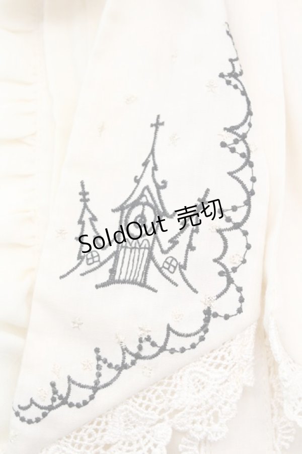 画像2: axes femme POETIQUE / 刺繍入りブラウス M アイボリー O-25-10-25-1019-AX-BL-IG-OS (2)