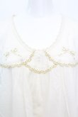 画像2: Cherir la femme / リボン刺繍ワンピース M アイボリー O-25-10-25-1031-LO-TO-IG-OS (2)