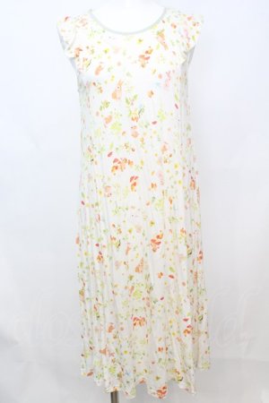 画像: frache lippee / エンブロイダリーハネワンピース  オフ O-25-10-25-1038-LO-OP-IG-ZT1029P