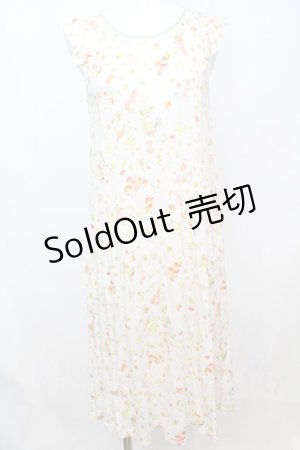 画像: frache lippee / エンブロイダリーハネワンピース  オフ O-25-10-25-1038-LO-OP-IG-ZT003