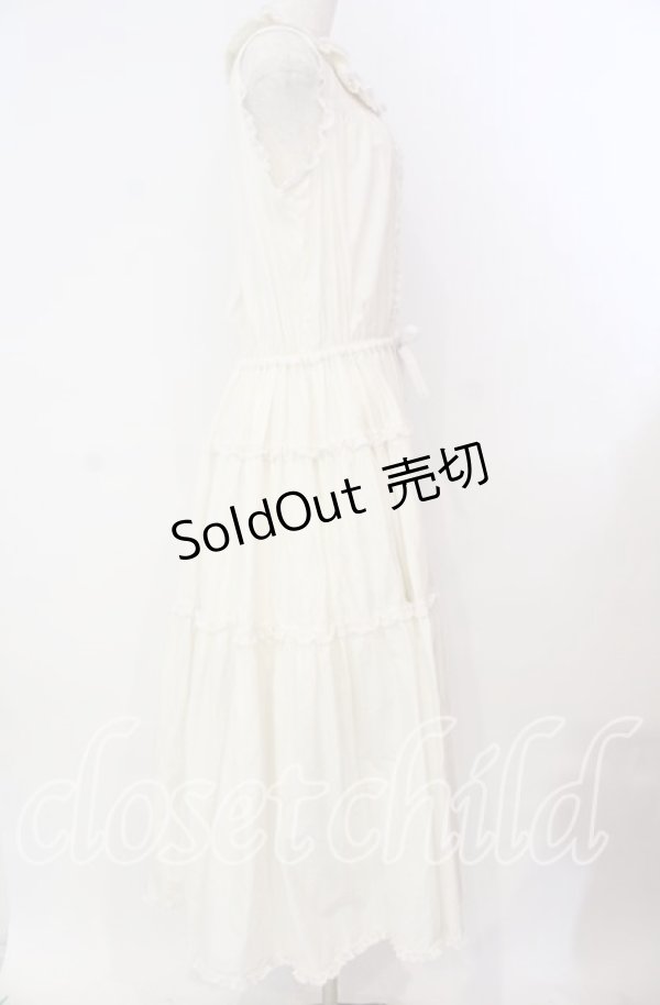 画像3: PINK HOUSE / ポルカドットチュール使いワンピース  アイボリー O-25-10-25-005-LO-OP-IG-OS (3)