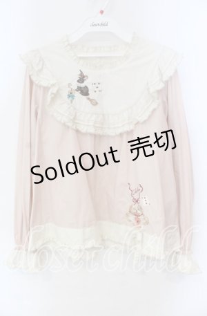 画像: PINK HOUSE / ハロウィーンワンダーランド刺繍使いブラウス  ピンク O-25-10-25-072-LO-BL-IG-OS