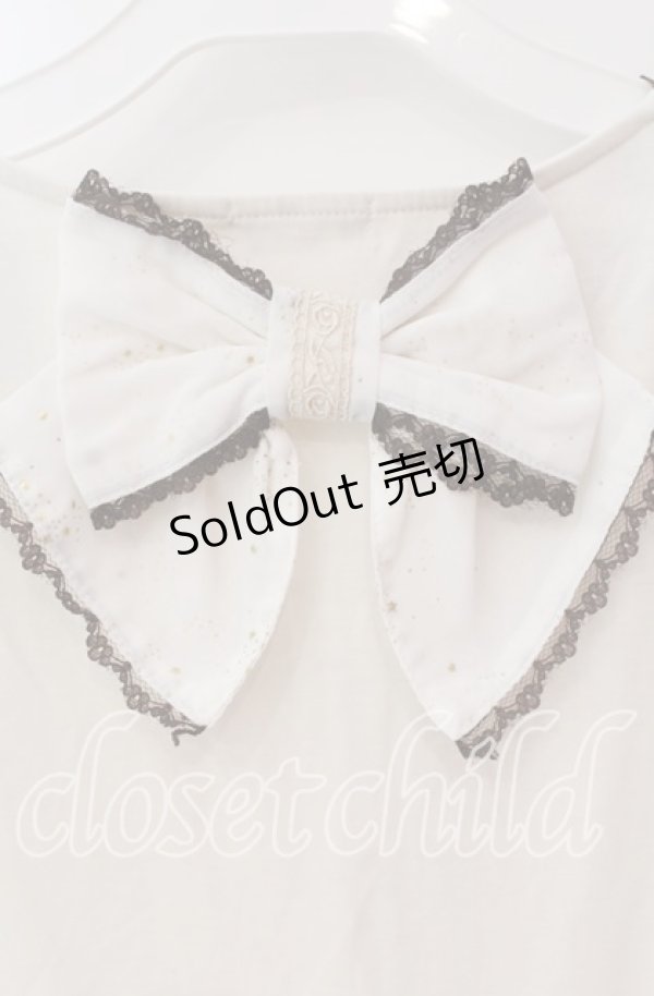 画像4: axes femme / BACKリボンタンクトップ  アイボリー O-25-10-25-075-AX-TO-IG-OS (4)