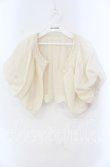 画像1: axes femme / ビジューテープ使いボレロ Ｍ アイボリー O-25-10-25-080-AX-TO-IG-OS (1)
