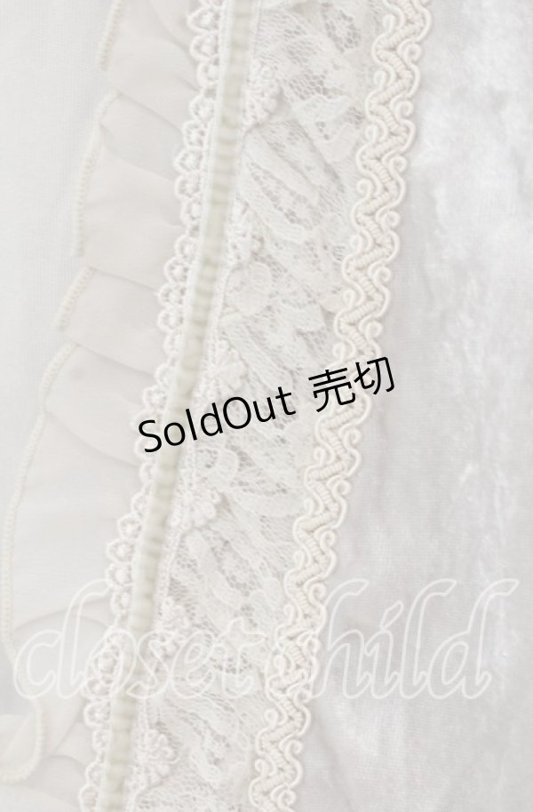 画像2: axes femme / ベロアボレロ  アイボリー O-25-10-25-081-AX-TO-IG-OS (2)