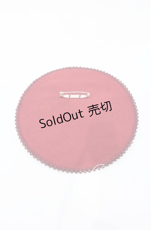 画像2: PINK HOUSE / チェリーミントタルトワッペン  ワイン O-25-10-25-089-LO-ZA-IG-OS (2)