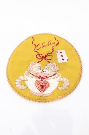 画像: PINK HOUSE / チェリーミントタルトワッペン  イエロー O-25-10-25-090-LO-ZA-IG-OS