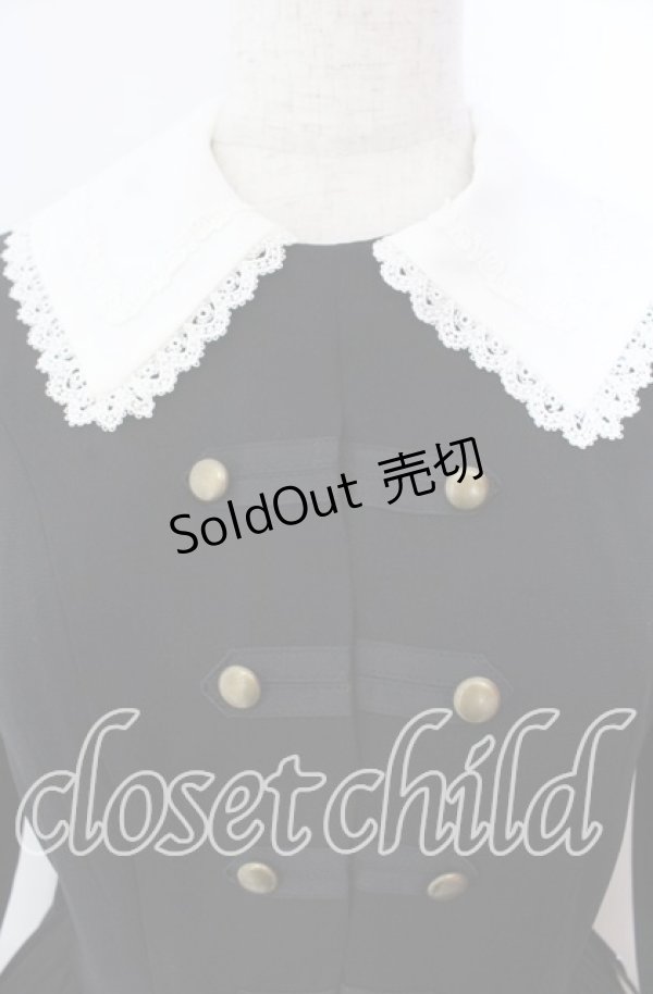 画像2: Innocent World / ナポレオンギャザーフレアーワンピース M クロ O-25-10-25-008-IW-OP-IG-OS (2)