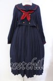 画像1: Amavel / 愛魔鐘琉セーラーワンピース  ネイビー O-25-10-25-009-CA-OP-OW-OS (1)
