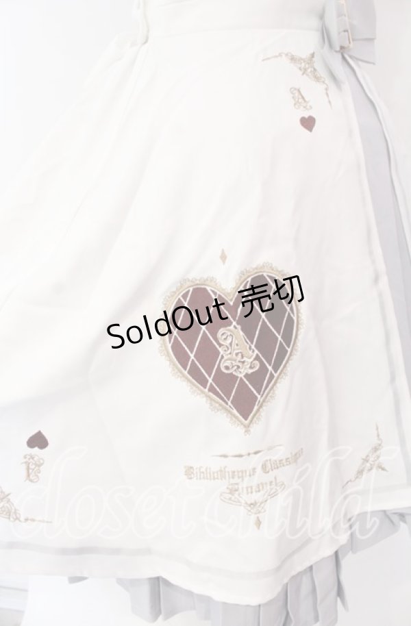 画像4: Amavel / トランプのデコレーションケーキジャンパースカート F アイボリー（限定色） O-25-10-25-013-CA-OP-OW-OS (4)