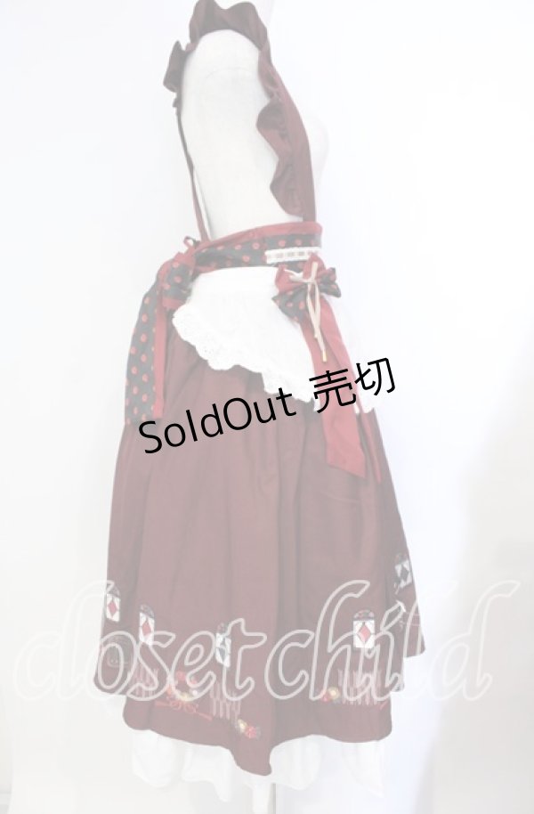 画像5: Amavel / 大正浪漫の夢紀行ミドルスカート F ワイン O-25-10-25-018-CA-SK-OW-OS (5)