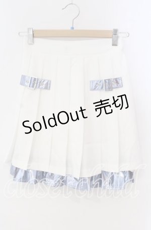 画像: Jamieエーエヌケー / サイバースカート M シロ×サックス O-25-10-25-022-PU-SK-OW-OS