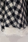 画像2: PINK HOUSE / ギンガムチェックピコフリルスカート【お直しあり】  クロ×シロ O-25-10-28-031-LO-SK-IG-OS (2)