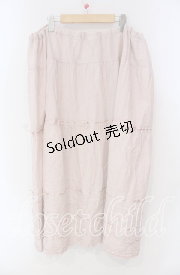 画像3: PINK HOUSE / ピコフリルテープリボンスカート【お直しあり】  ピンク O-25-10-28-032-LO-SK-IG-OS (3)