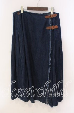 画像: INGEBORG / デニム巻きスカート【お直しあり】  インディゴ O-25-10-28-033-LO-SK-IG-OS
