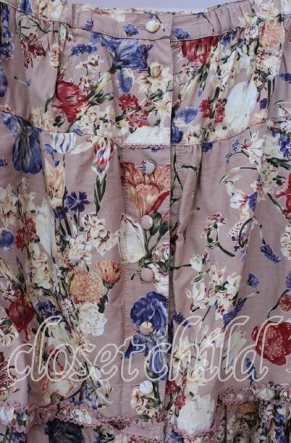 画像2: WONDERFUL WORLD / ブラワーティアードスカート【お直しあり】  ピンク O-25-10-28-034-LO-SK-IG-OS (2)