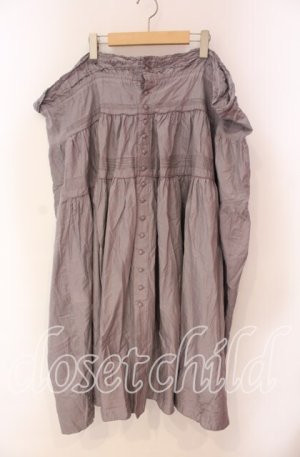 画像: WONDERFUL WORLD / レースアップタックフリルスカート【お直しあり】  ラベンダー O-25-10-28-035-LO-SK-IG-OS