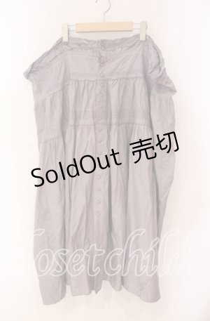 画像: WONDERFUL WORLD / レースアップタックフリルスカート【お直しあり】  ラベンダー O-25-10-28-035-LO-SK-IG-OS